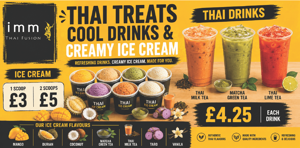 THAI ICE CREAM ON THE GO IN JULY